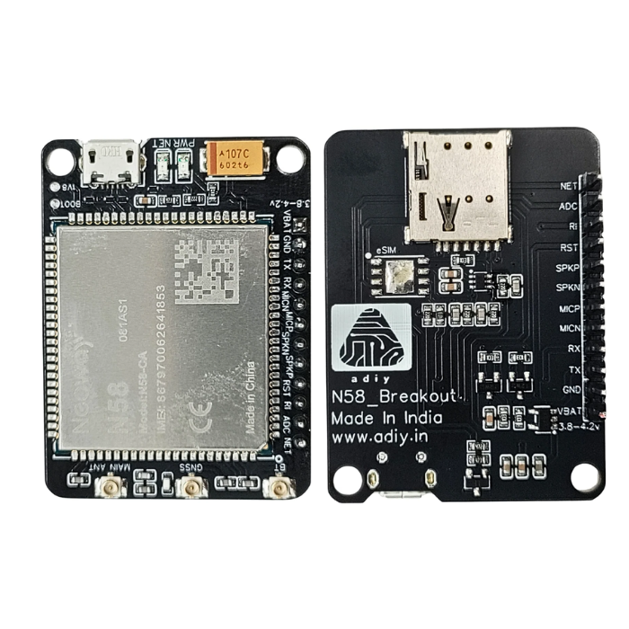 N58 GNSS Breakout Board, GPS/4G Antennas & SMA to UFL Connector