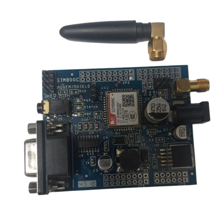 SIM 800C GSM Modem with SMA Antenna