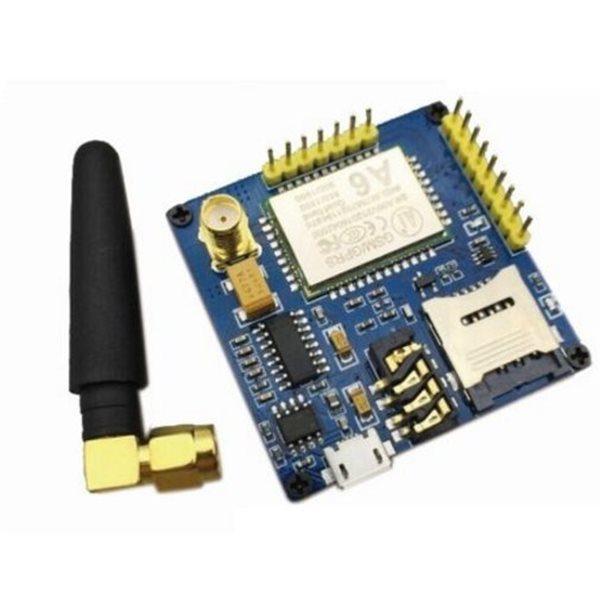 A6 GPRS Module Quad-Band GSM 4.8-9V Development Board - SMS & IoT Projects