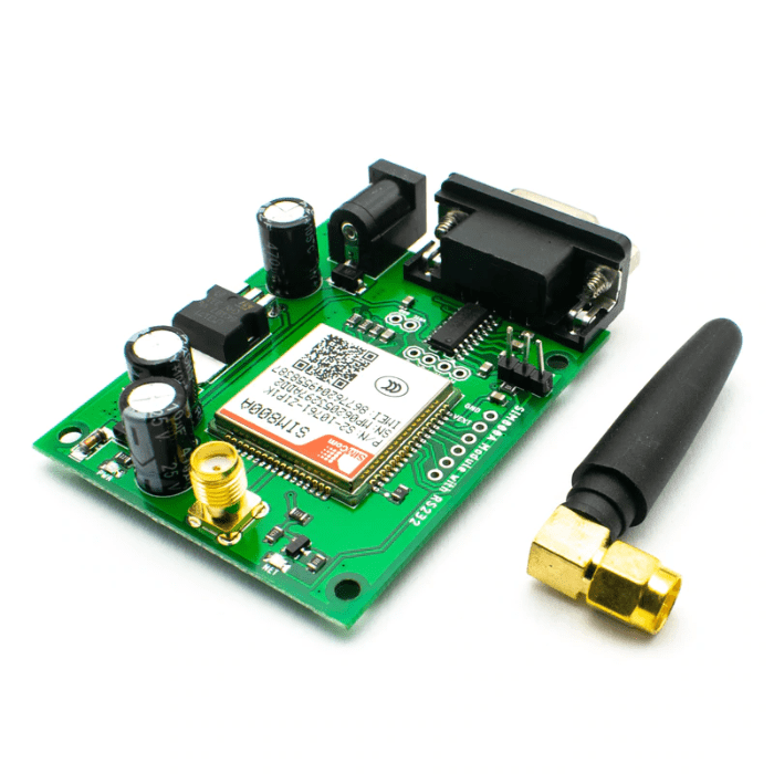 SIM800A LM317 with Antenna(GSM Finger)- ADIY