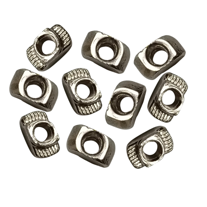 M4 Hammer Drop-In T Nut ( M4*10*6 T)(Pack of 10)