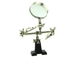 Third Hand Tool with Magnifying Glass