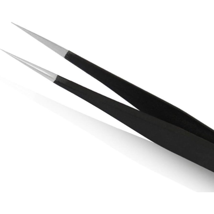 Vetus Anti-static SMD Black Tweezer ESD-10 Stainless Steel