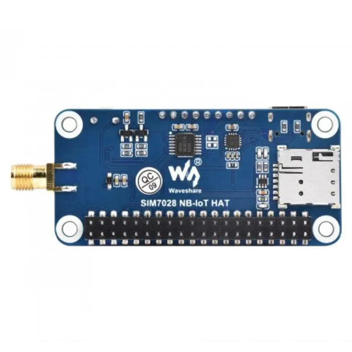 Waveshare SIM7028 NB-IoT HAT for Raspberry Pi with Global Band NB-IoT Communication Support