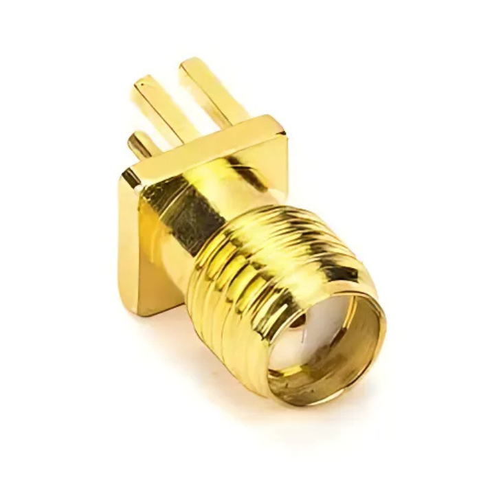 SMA Connector Female Straight Edge Mount For 1.6mm PCB