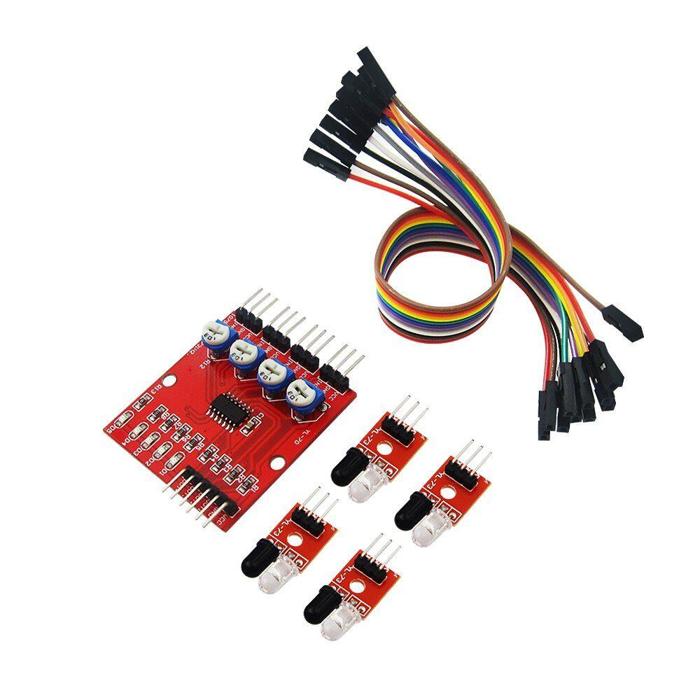 Iotcart 4-CH IR Line Sensor Module for Line Following Robots - Buy Online in India