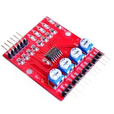 Iotcart 4-CH IR Line Sensor Module for Line Following Robots - Buy Online in India