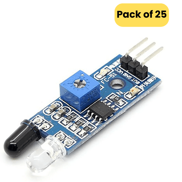 IR Proximity Sensor 2-30cm Range (Pack of 25) - Obstacle Detection Module