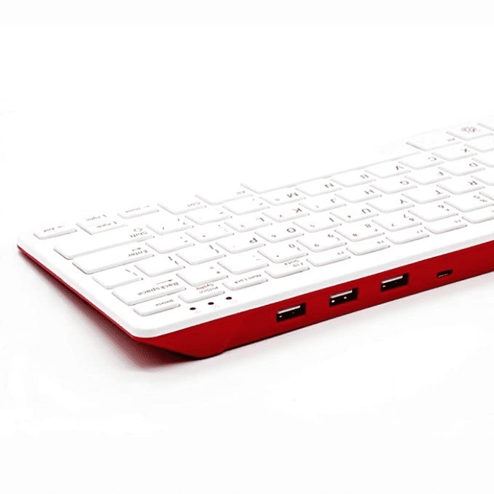 Raspberry Pi Official Keyboard (White-Red)
