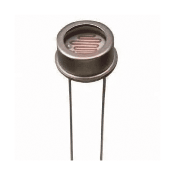 LDR 5mm Metal Housing (Pack of 5) - Photoresistor for Light Sensing Projects