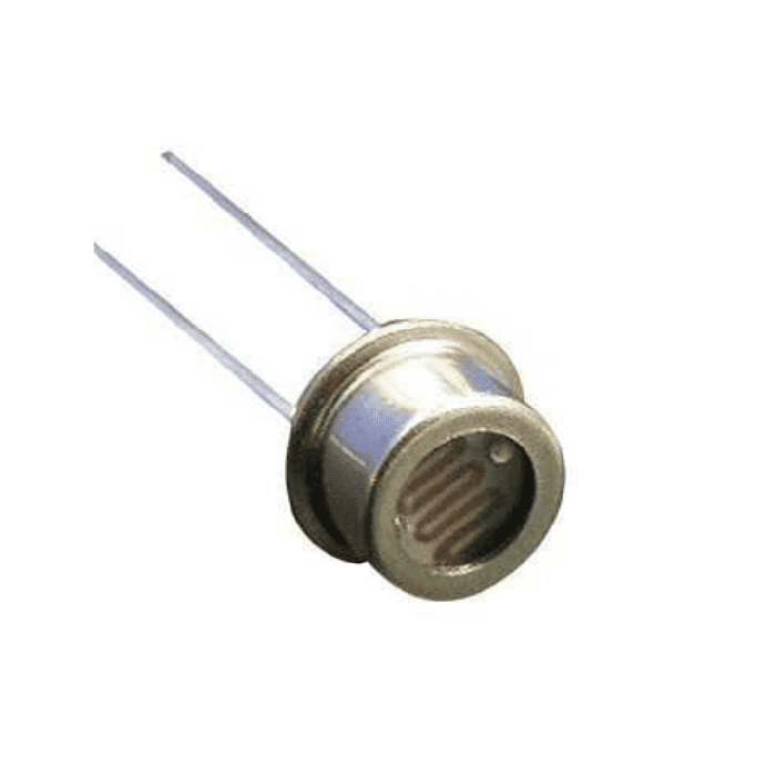 LDR 5mm Metal Housing (Pack of 5) - Photoresistor for Light Sensing Projects