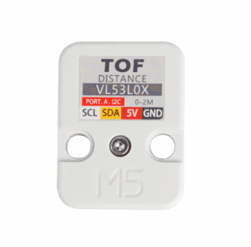 M5Stack VL53L0X ToF Ranging Unit - 2m Laser Distance Sensor for Arduino