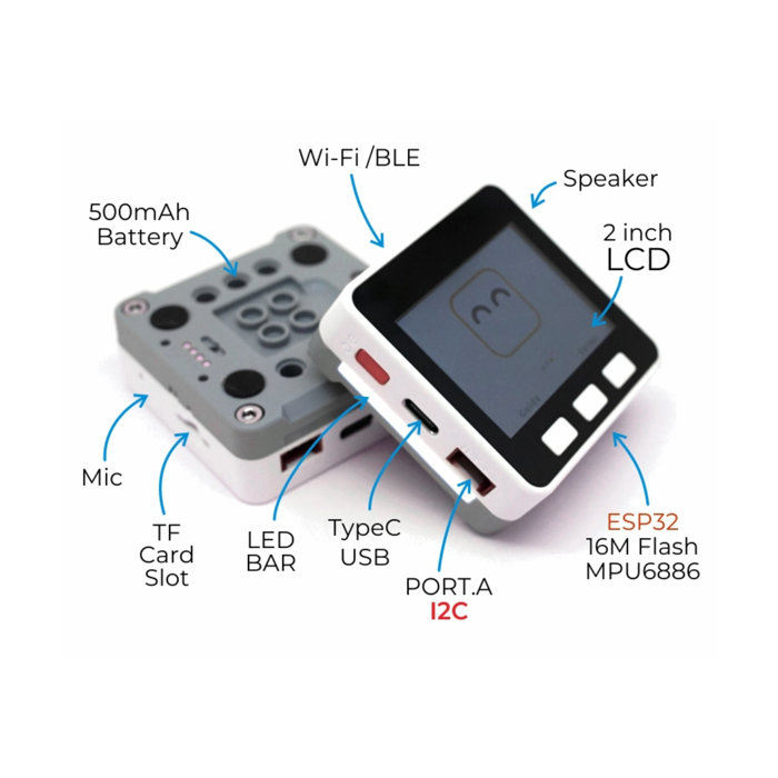 M5GO IoT Starter Kit V2.6 ESP32 Wi-Fi Bluetooth - Smart Home Development