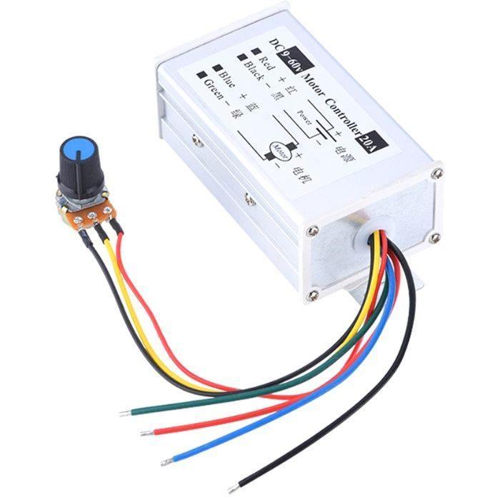 Iotcart SES-P-3020 9-60V 20A DC Motor Speed Controller - Buy Online in India