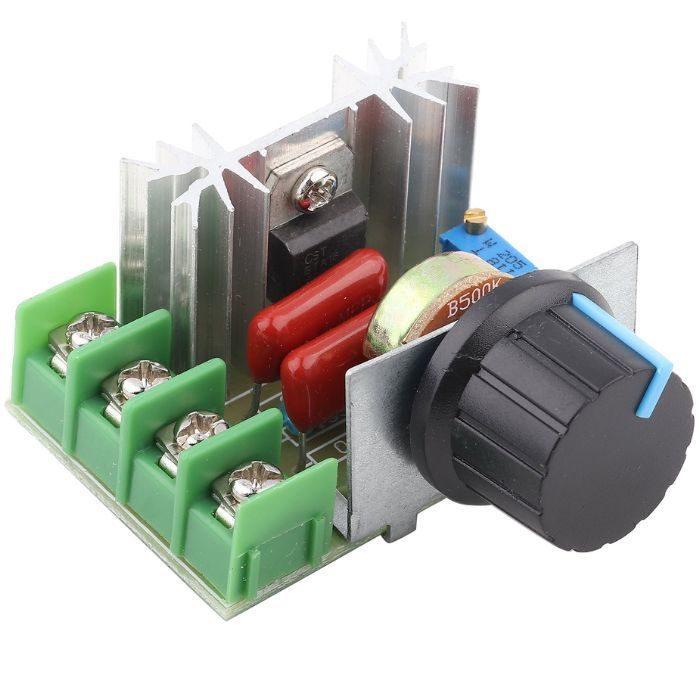 Iotcart SES-P-3033 2000W 220V AC SCR Voltage Regulator - Motor Speed Controller