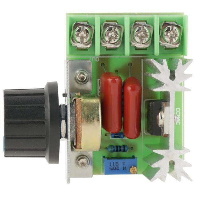 Iotcart SES-P-3033 2000W 220V AC SCR Voltage Regulator - Motor Speed Controller