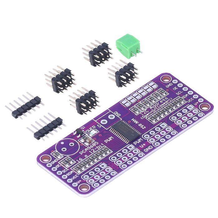 PCA9685 16 Channel 12 Bit Servo Motor Driver