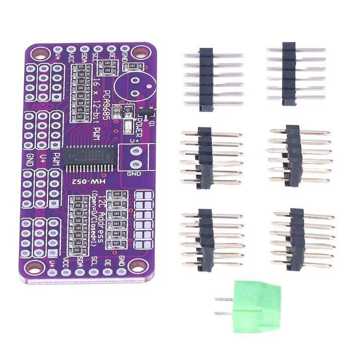 PCA9685 16 Channel 12 Bit Servo Motor Driver