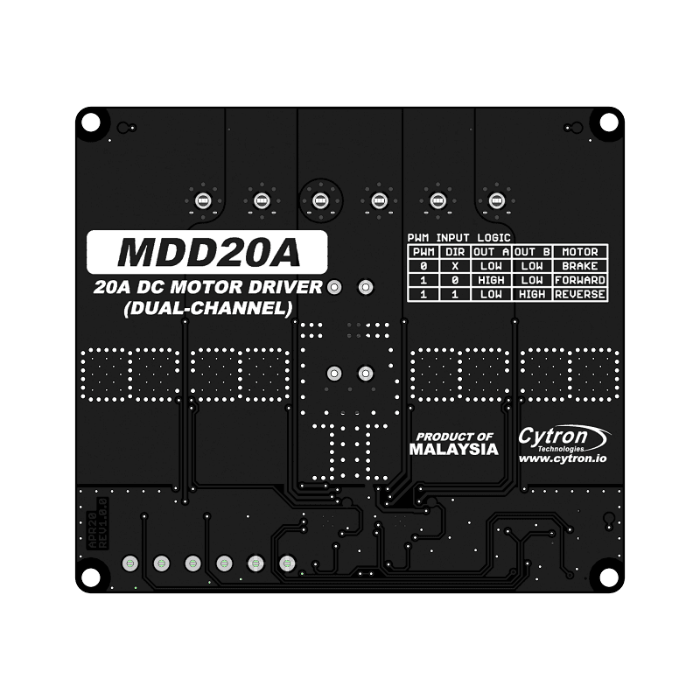 Cytron 20Amp 6V-30V Dual Channel DC Motor Driver