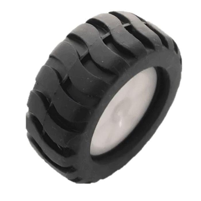 Buy 43mm Rubber Wheel for N20 Gear Motor - Robotics & Drones