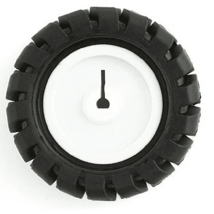 Buy 43mm Rubber Wheel for N20 Gear Motor - Robotics & Drones