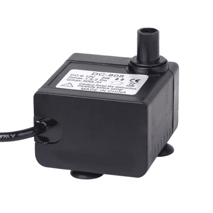 DC Submercible Aquarium Pump 6V-12V 5W 500L/H
