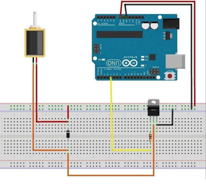 Iotcart SES-P-3068 12V DC Solenoid Door Lock - Home Automation