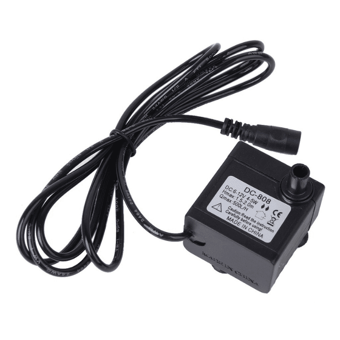 DC Submersible Aquarium Pump 6V-12V 4W-5W 500L/H