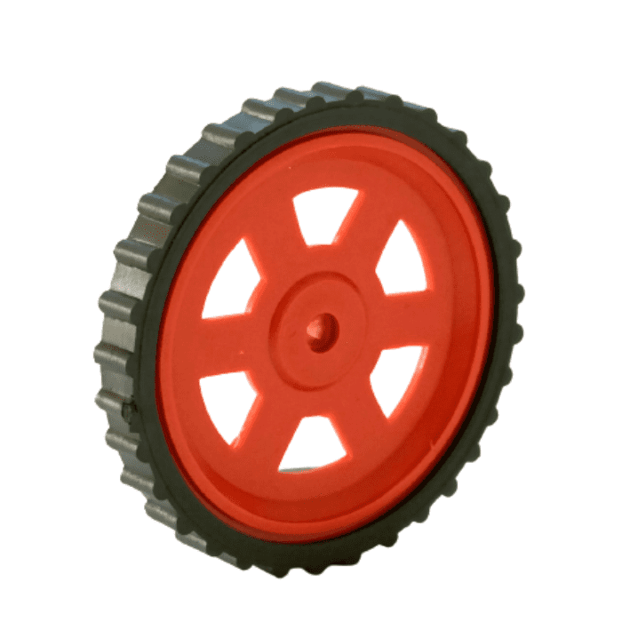 Red BO Motor Wheel - Set of 4 | Robotics Science Project