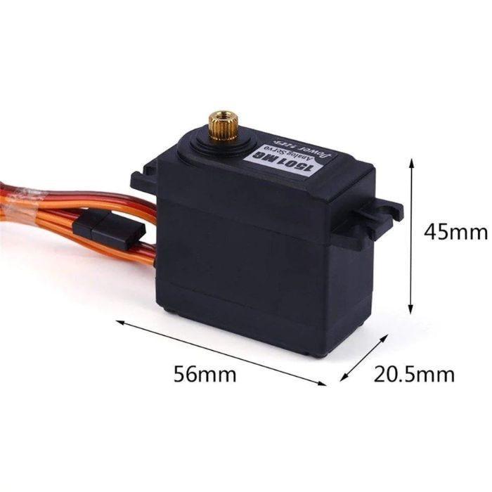 Power HD 1501MG Metal Gear Servo 165° High Torque - Robotics