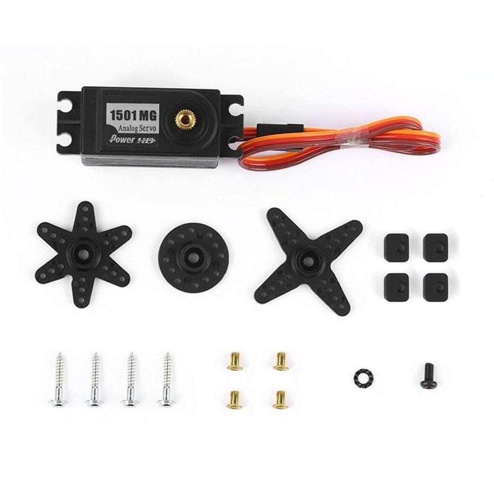 Power HD 1501MG Metal Gear Servo 165° High Torque - Robotics