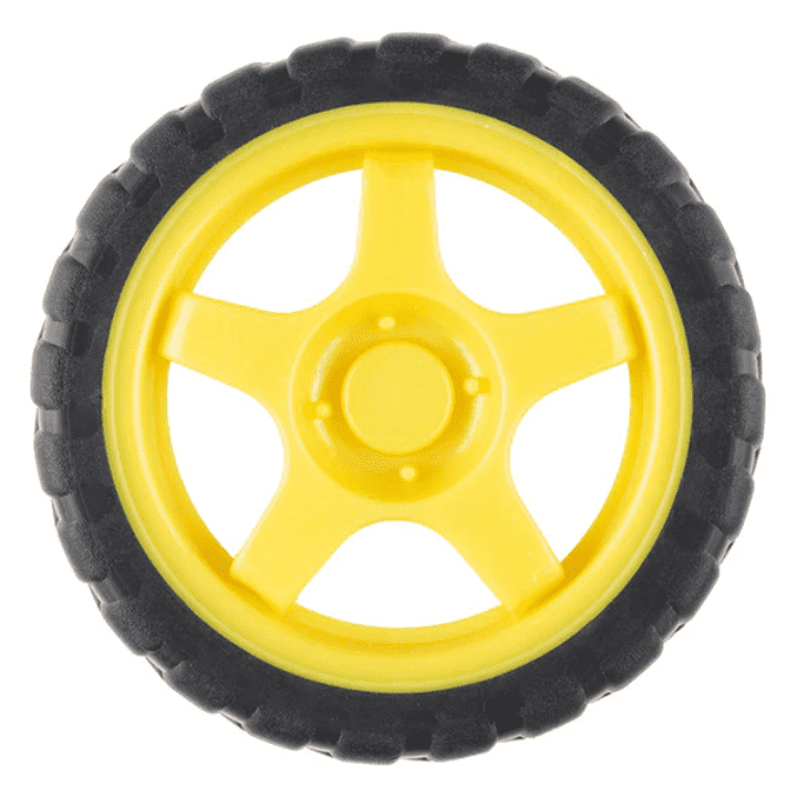 65mm Rubber Wheel for BO Motor