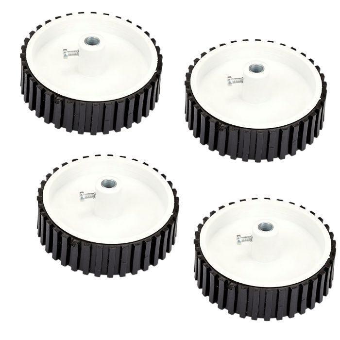 Iotcart SES-P-3109 70mm Robot Wheel with 6mm Shaft for Robotics Projects - Buy Online in India