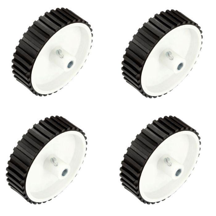 Iotcart SES-P-3109 70mm Robot Wheel with 6mm Shaft for Robotics Projects - Buy Online in India