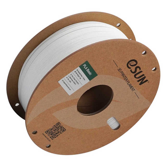 eSun PLA-Basic 1.75mm 3D Printing Filament 1kg White Color