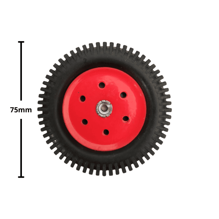 Metal Wheel 160mm Semi-Pneumatic Tire for Carts & Equipment