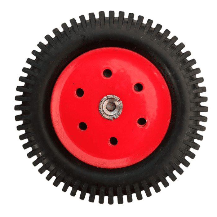 Metal Wheel 160mm Semi-Pneumatic Tire for Carts & Equipment