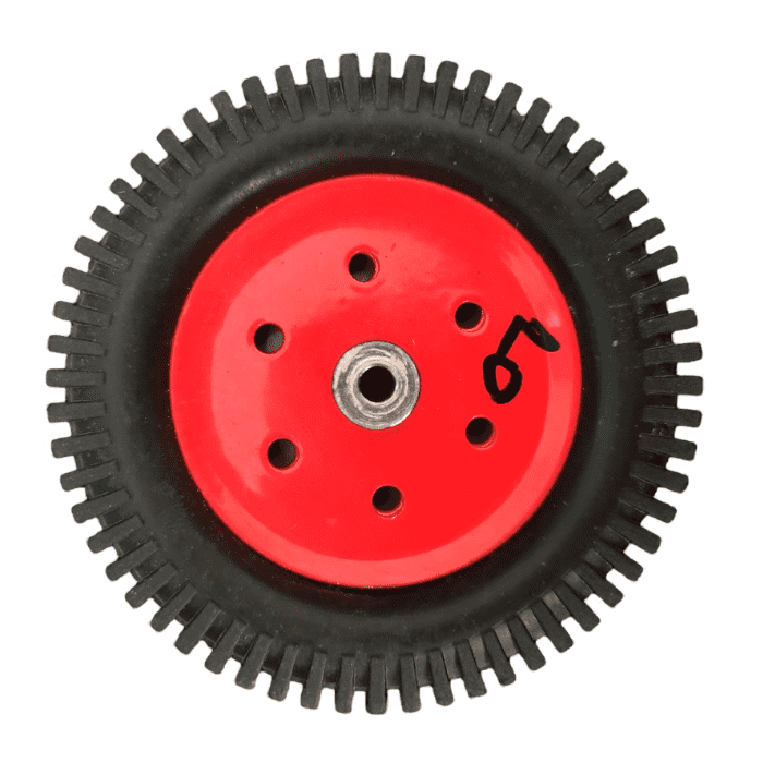 Metal Wheel 160mm Semi-Pneumatic Tire for Carts & Equipment