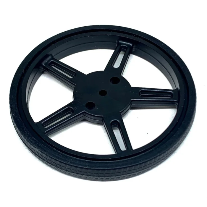 Iotcart RW60 60MM 360° Continuous Rotation Wheel for SG90/MG90 Servo - Robotics & DIY Projects