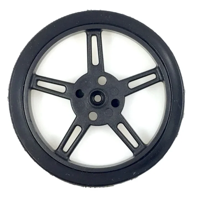 Iotcart RW60 60MM 360° Continuous Rotation Wheel for SG90/MG90 Servo - Robotics & DIY Projects