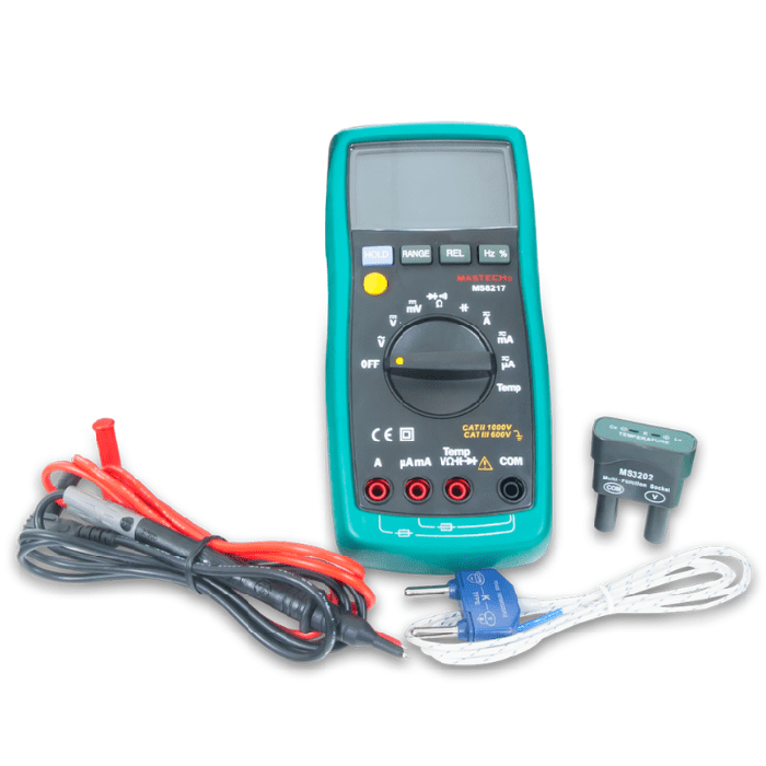 Mastech MS8217 Digital Multimeter 4000 Counts - Electronics Testing