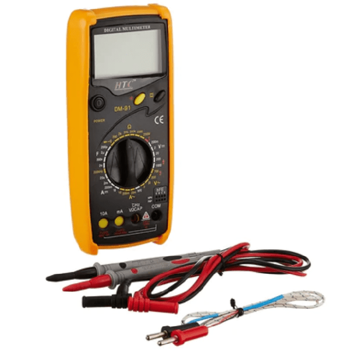 HTC DM-91 700V Digital Multimeter - Test Voltage, Current, Resistance & More