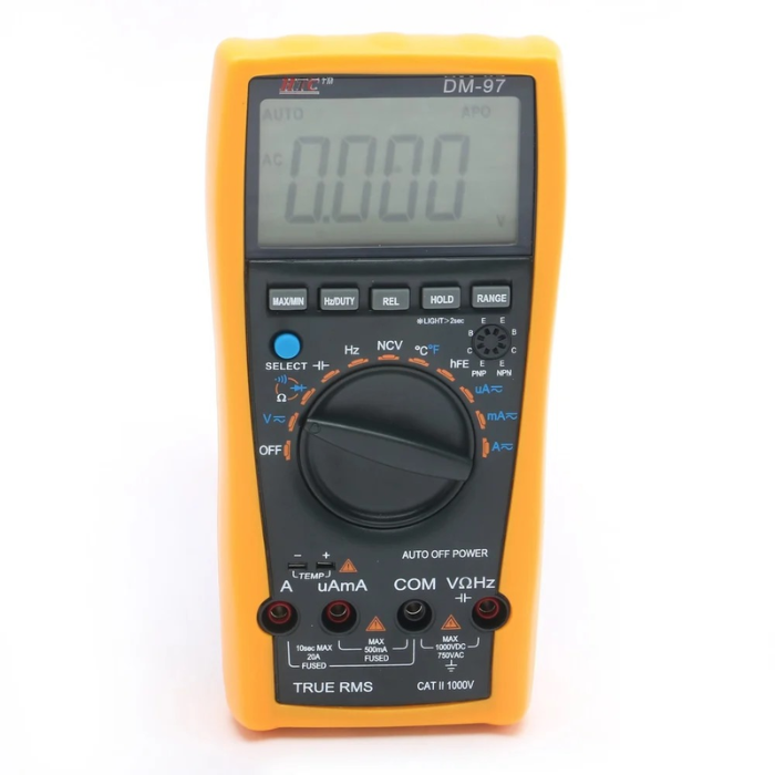 HTC DM-97 Digital Multimeter 2000 Count - Electronics Test Tool