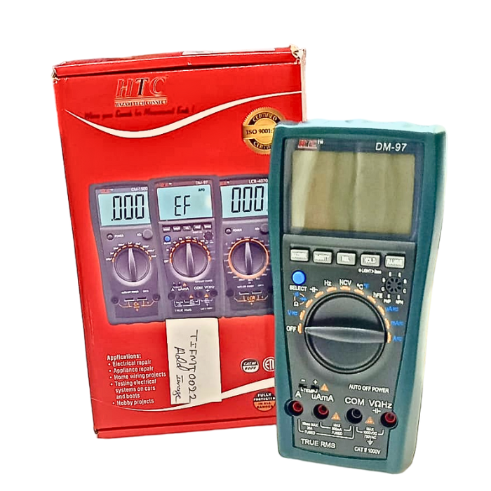 HTC DM-97 Digital Multimeter 2000 Count - Electronics Test Tool