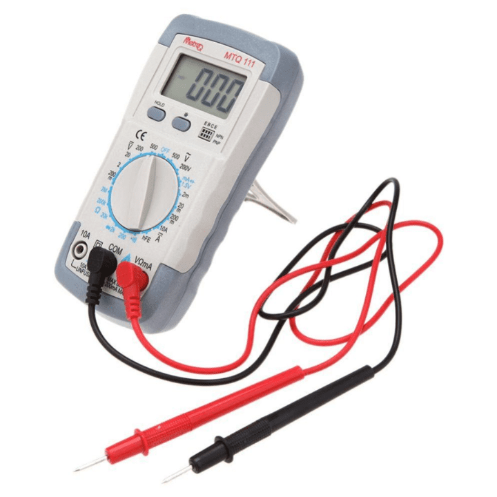 MetroQ MTQ-111 Digital Multimeter With Probes