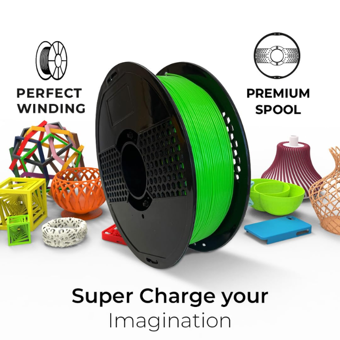 Iotcart SES-P-314 1.75mm PLA+ Filament Mint Green - 3D Printer Filament for Engineering & Prototyping