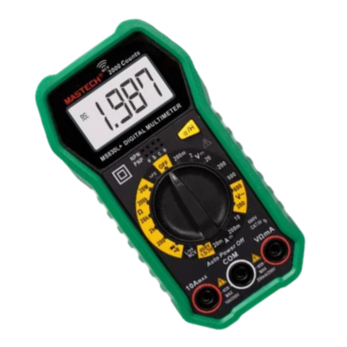 Mastech MS830N / MS830L+(2000 Counts) Manual Ranging Digital Multimeter