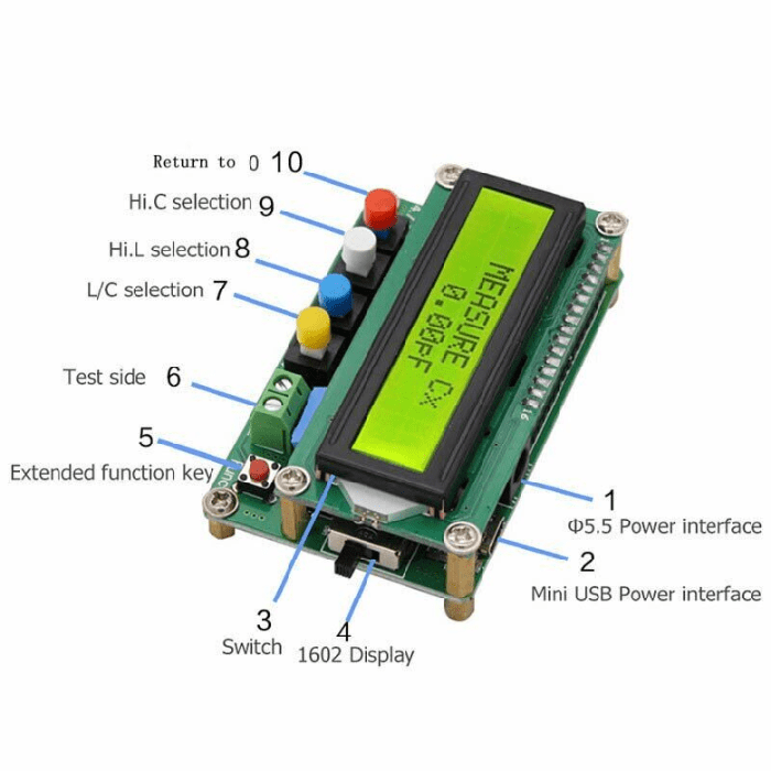 LC100A 2.5inch LCD High Precision LC Meter - Buy at Best Price in India