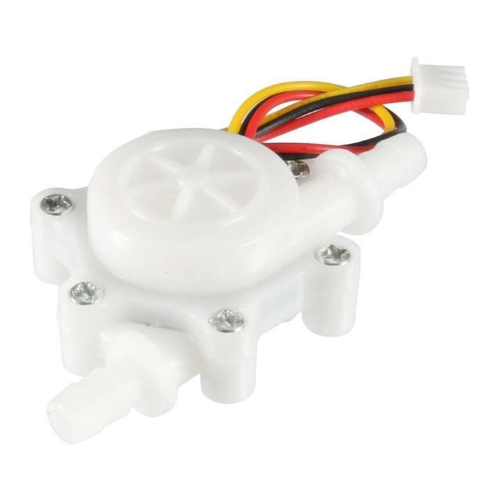 Iotcart Mini Water Flow Sensor (White) 0.5-5 LPM - Arduino Compatible