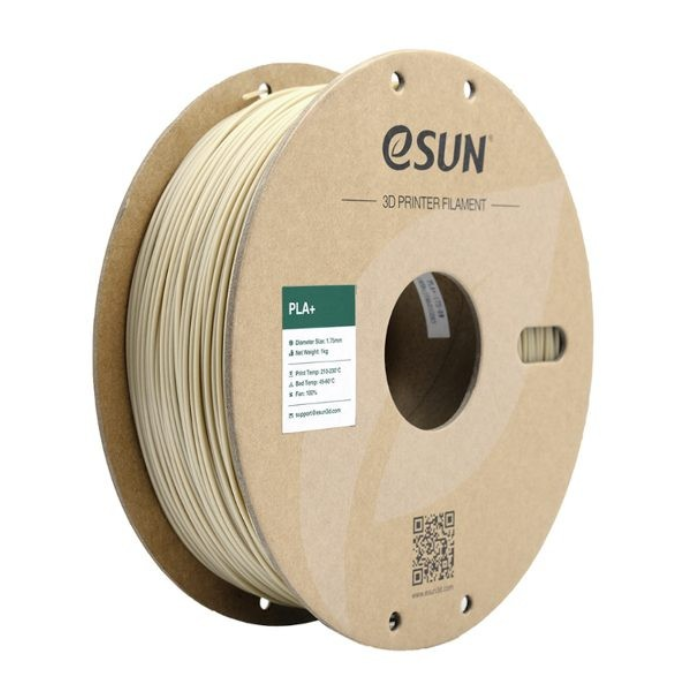 eSun PLA+ 1.75mm 3D Printing Filament 1kg Bone White Color
